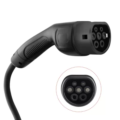 Tylon EN 16A 3-phase AC EV charging cable vehicle side plug Ergonomic IP55 rated Type 2