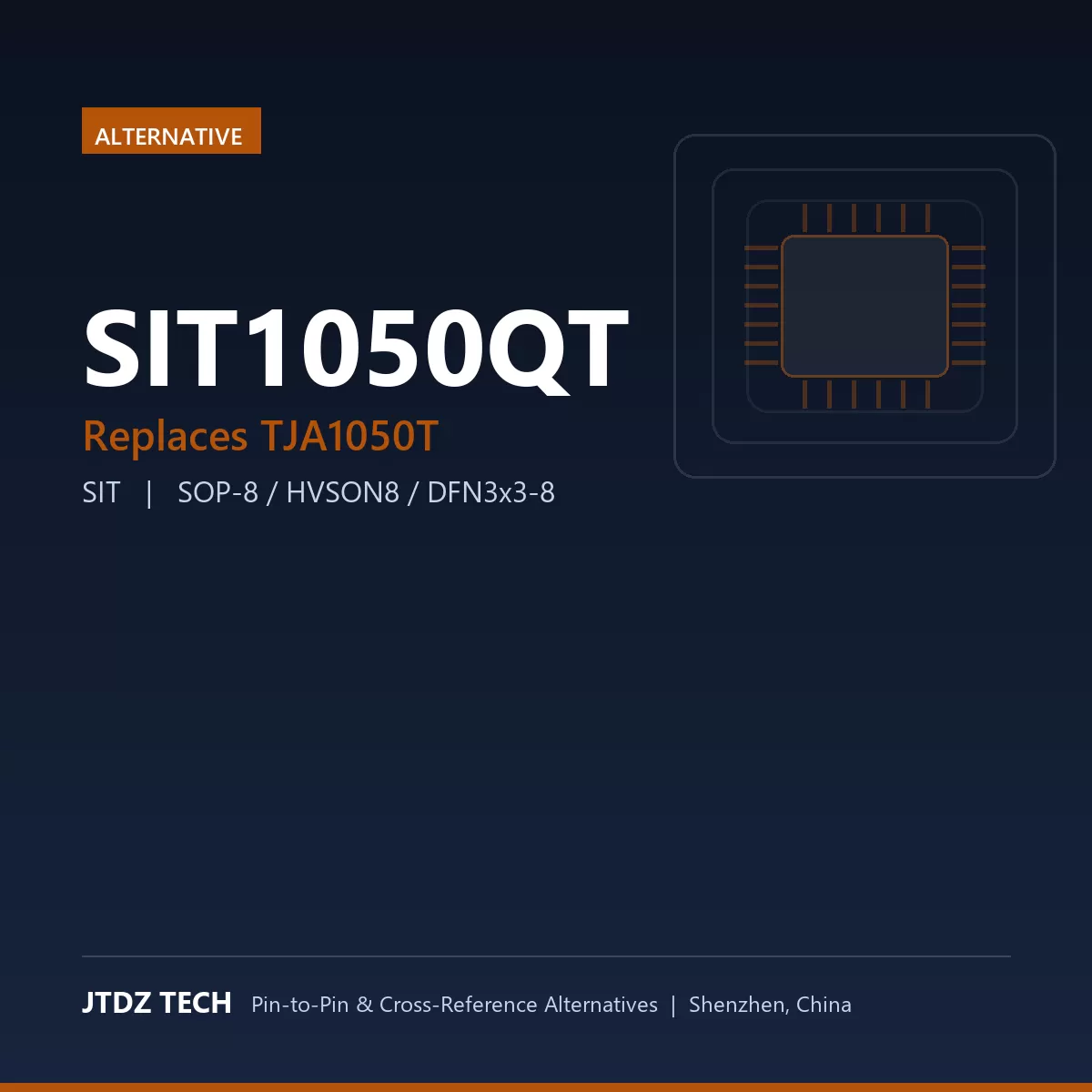 SIT1050QT - alternative to TJA1050T