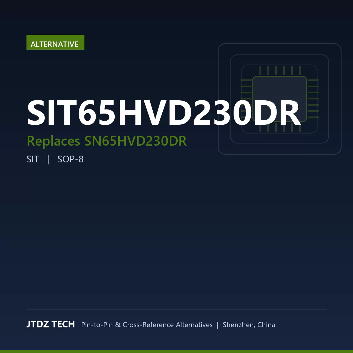 SIT65HVD230DR - alternative to SN65HVD230DR