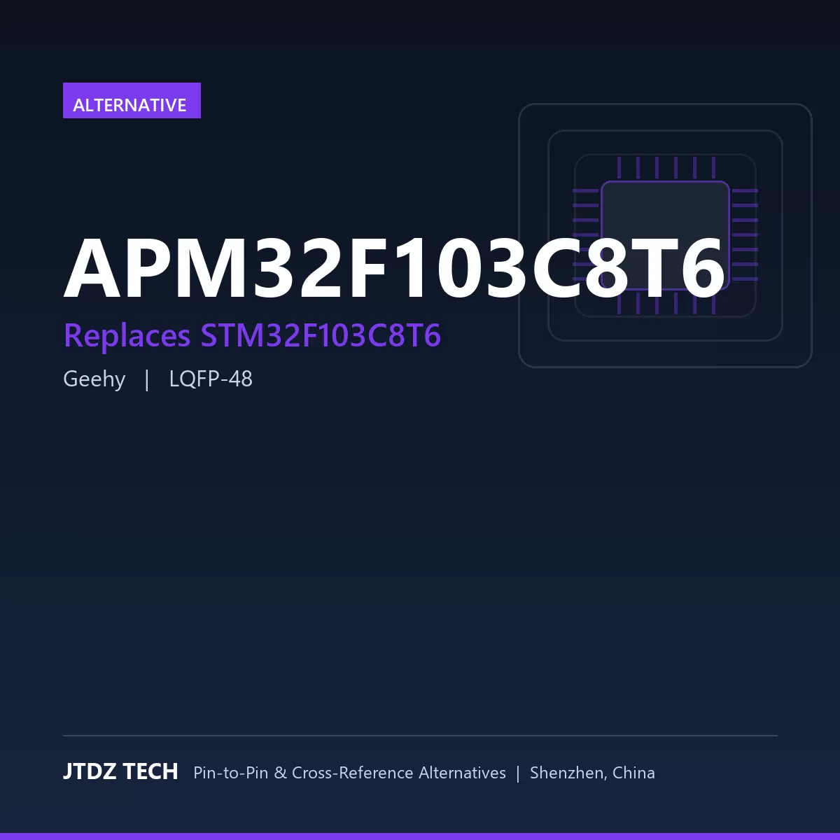 APM32F103C8T6 - alternative to STM32F103C8T6