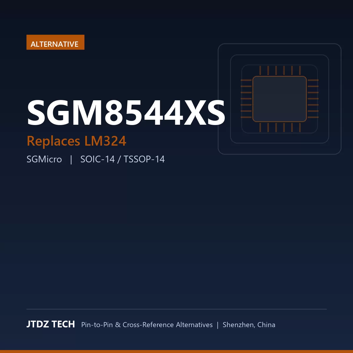SGM8544XS - alternative to LM324