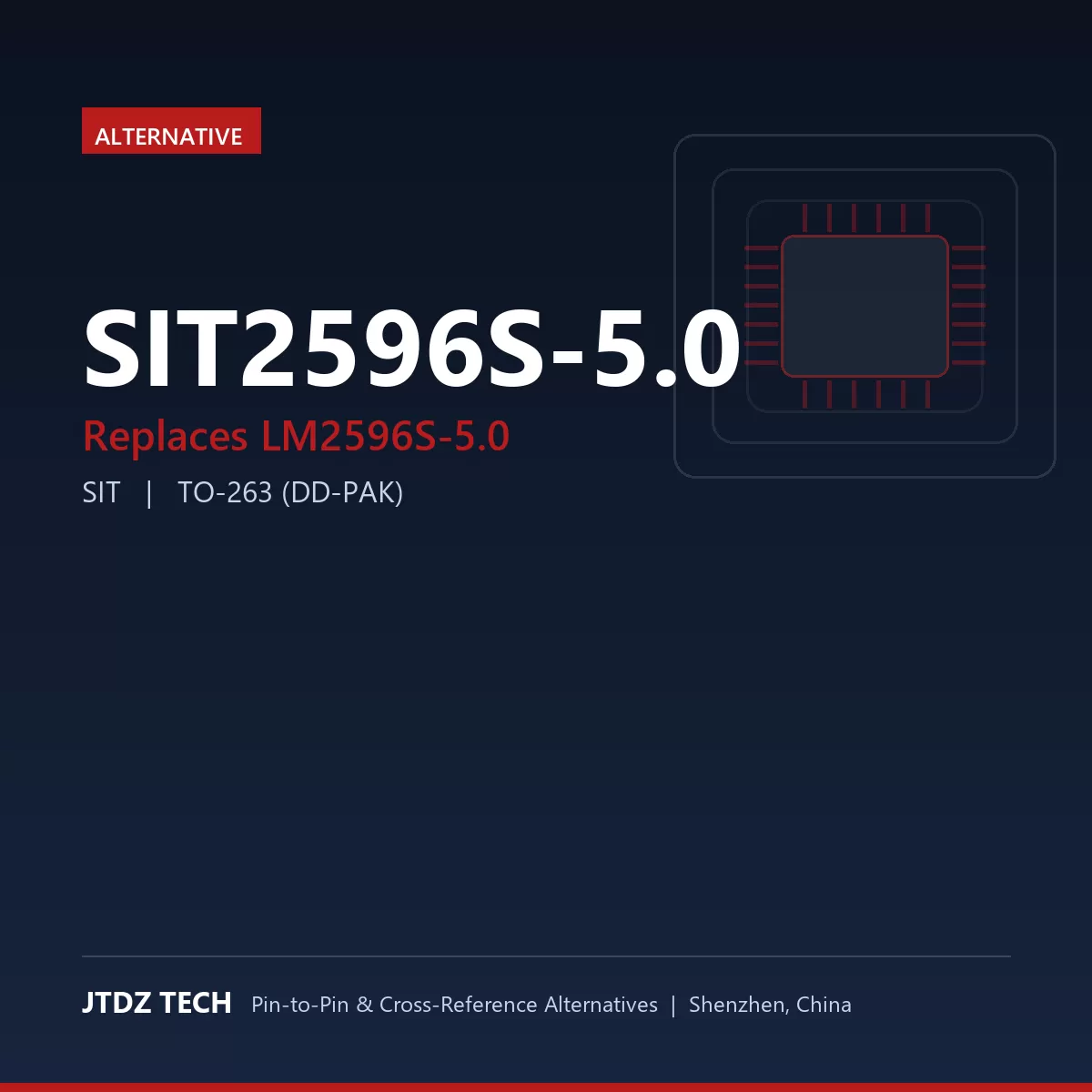 SIT2596S-5.0 - alternative to LM2596S-5.0