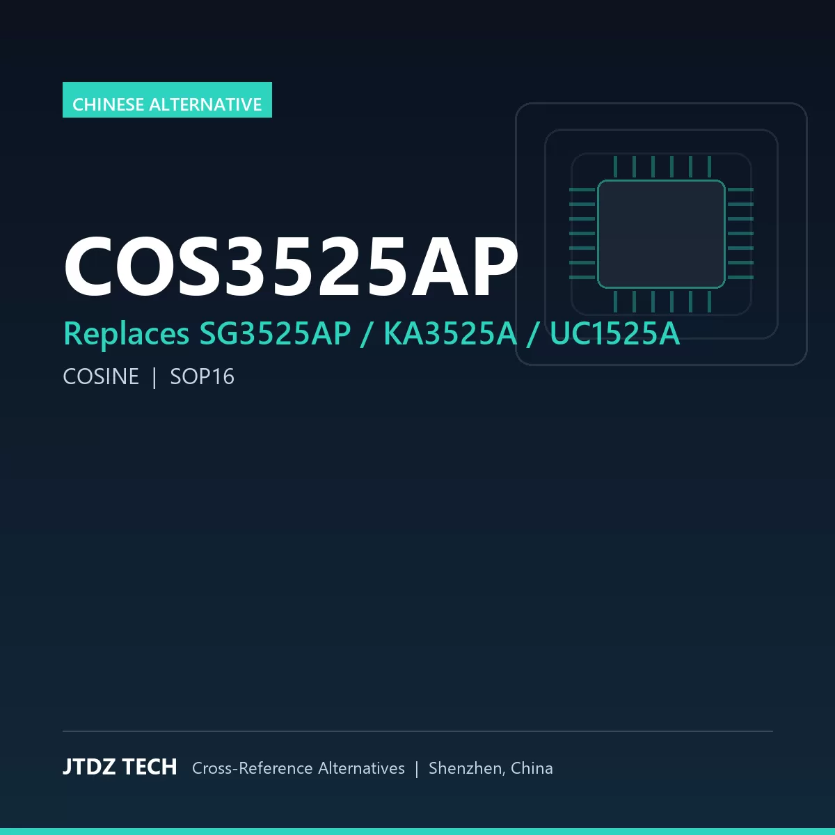 COS3525AP - alternative to SG3525AP
