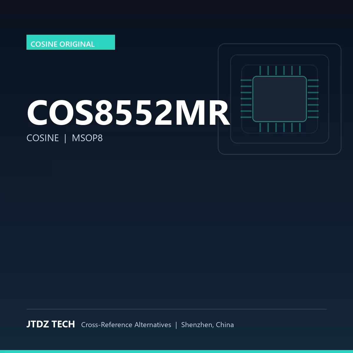 COS8552MR - Zero-Drift Precision Op-Amp
