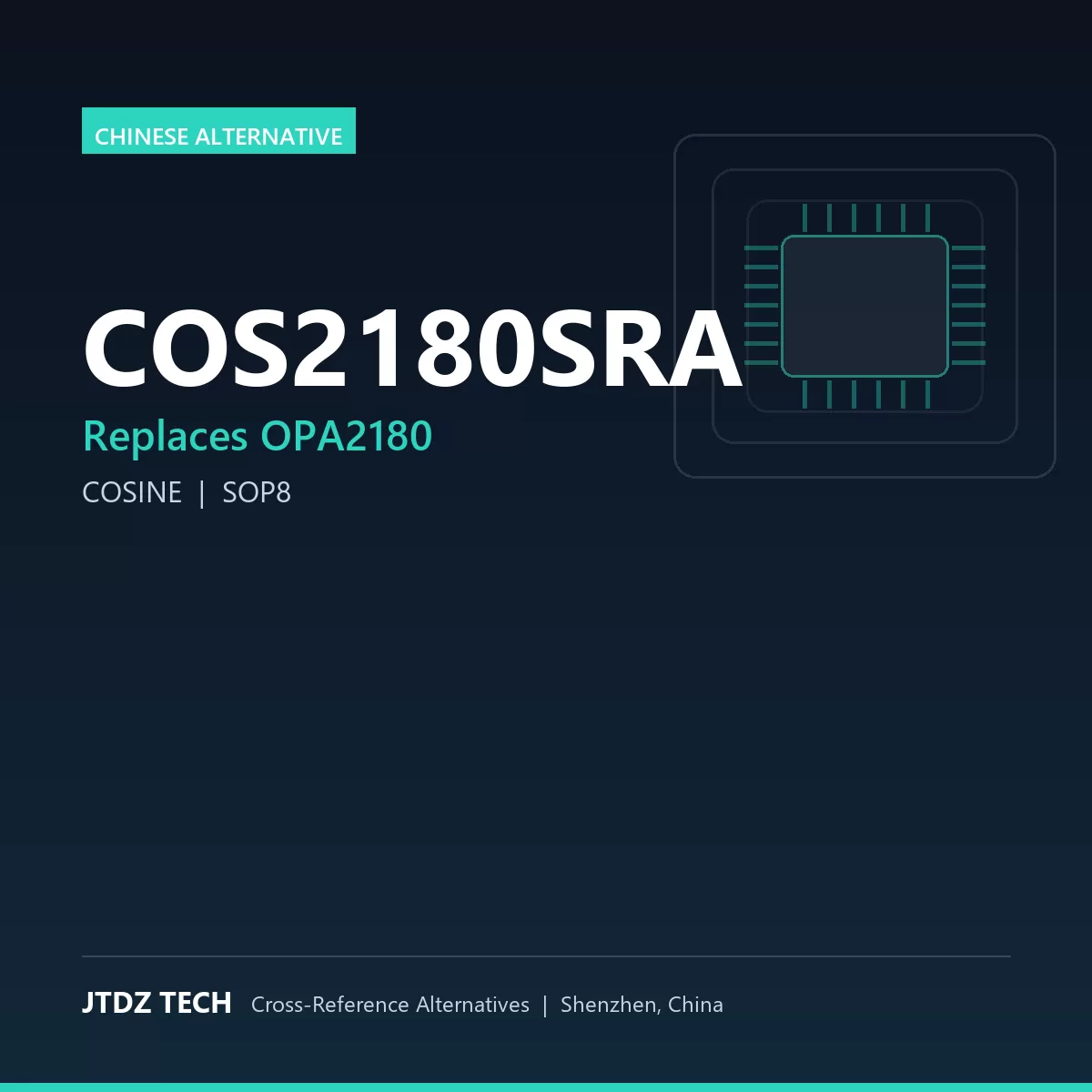 COS2180SRA - alternative to OPA2180