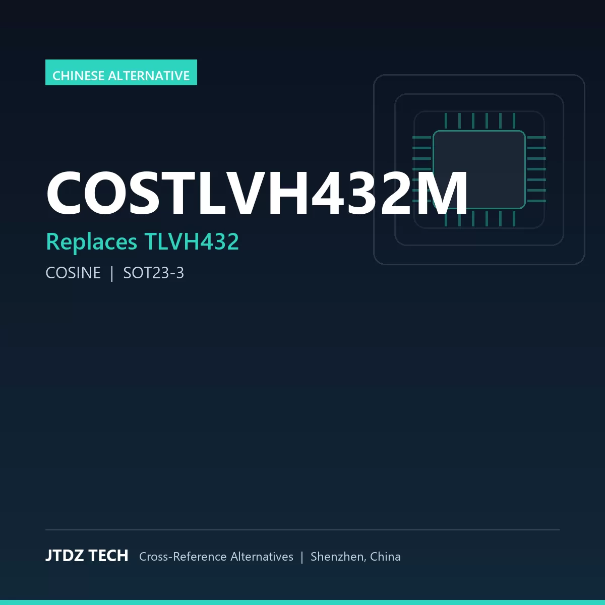 COSTLVH432M - alternative to TLVH432