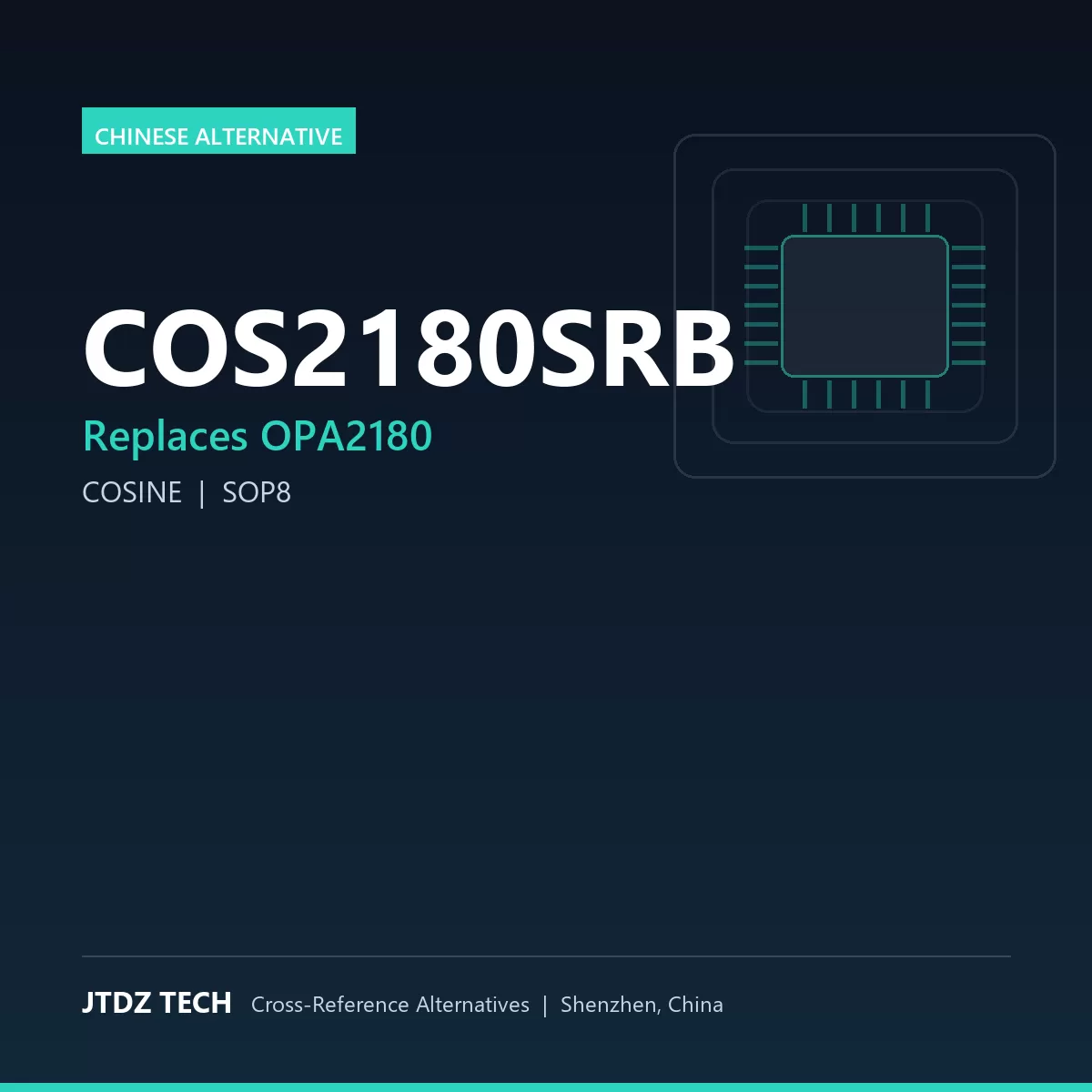 COS2180SRB - alternative to OPA2180
