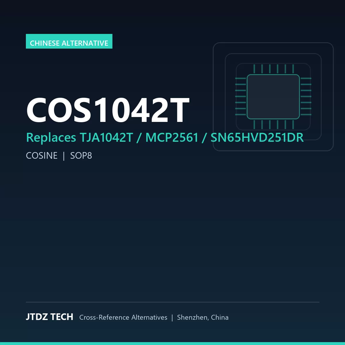 COS1042T - alternative to TJA1042T
