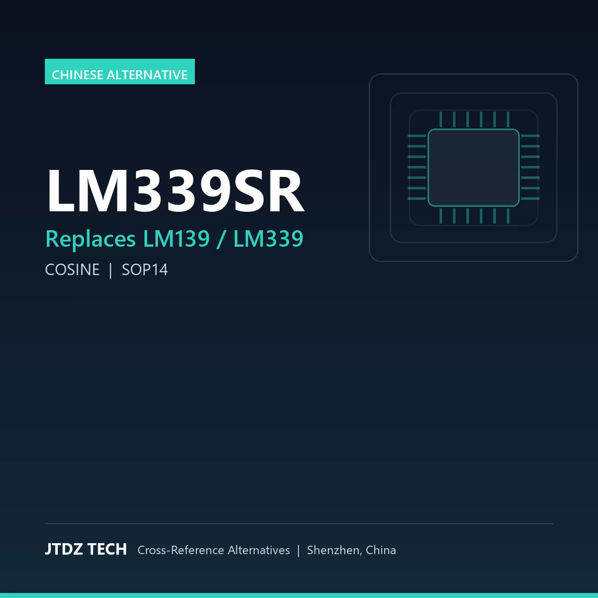 LM339SR - alternative to LM139
