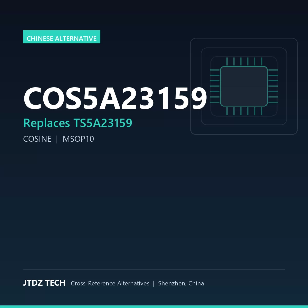 COS5A23159 - alternative to TS5A23159