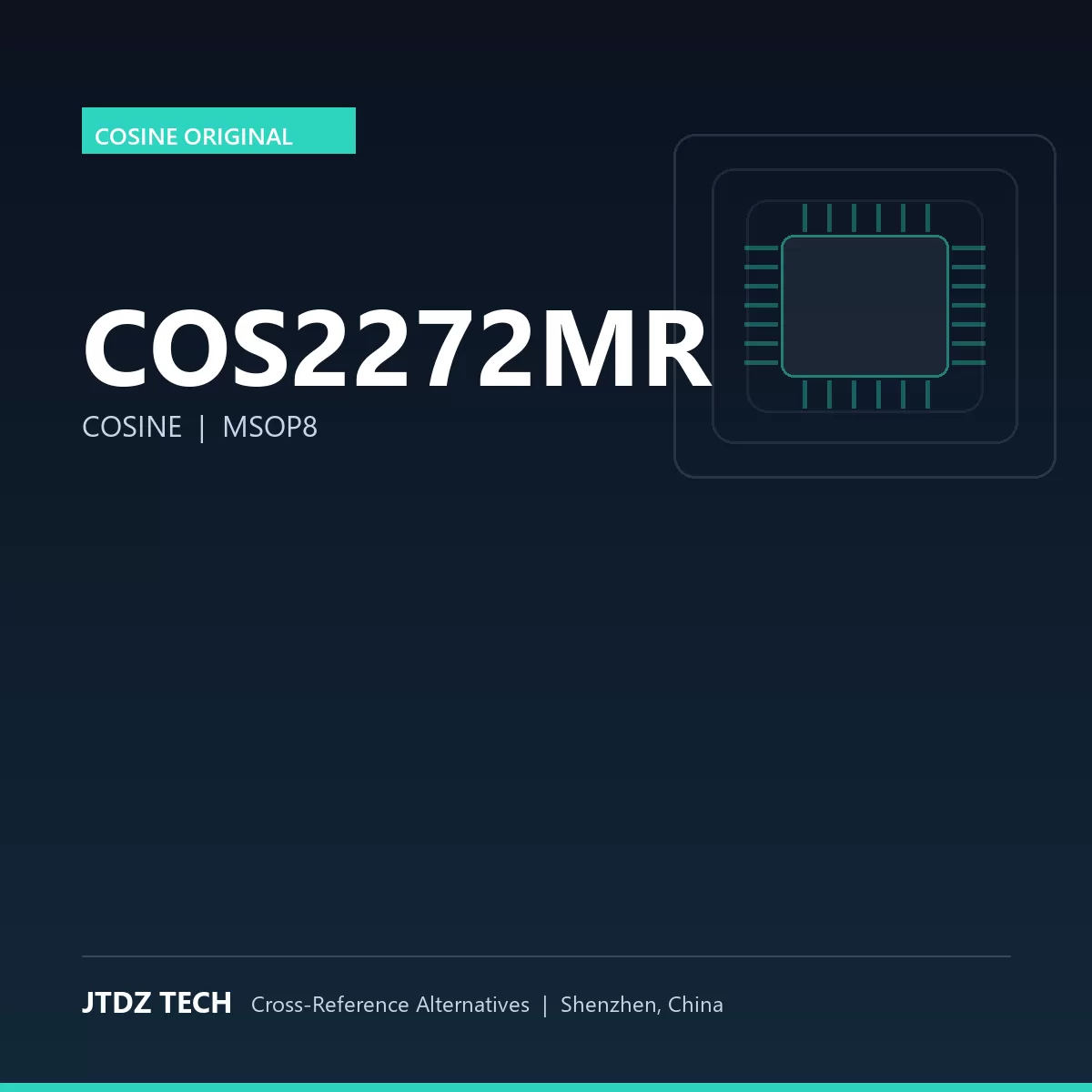 COS2272MR - 16V Rail-to-Rail Op-Amp