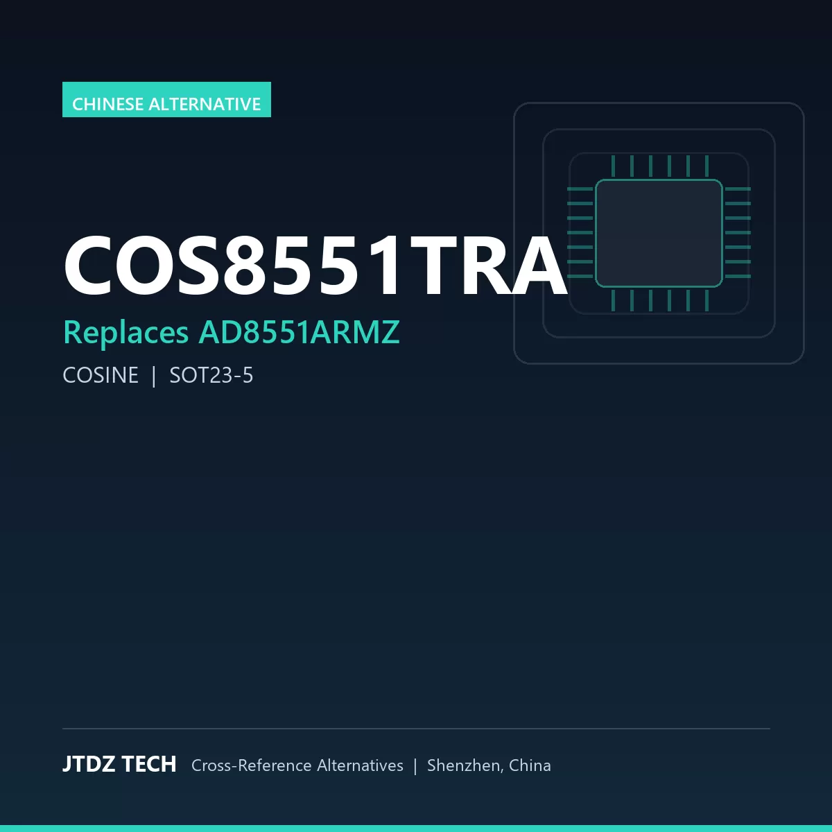 COS8551TRA - alternative to AD8551ARMZ