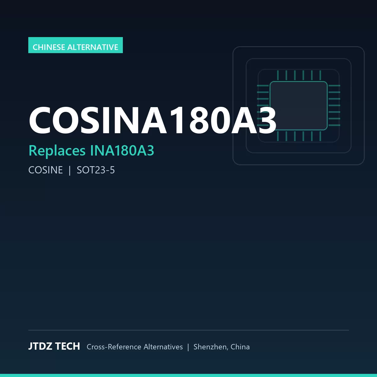 COSINA180A3 - alternative to INA180A3