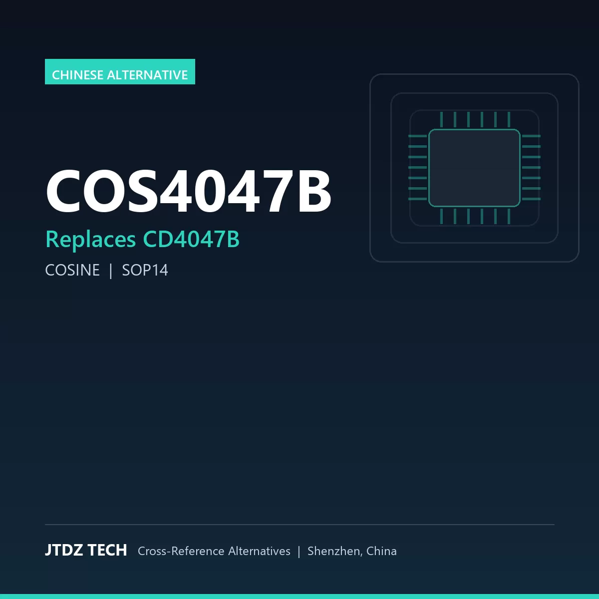 COS4047B - alternative to CD4047B