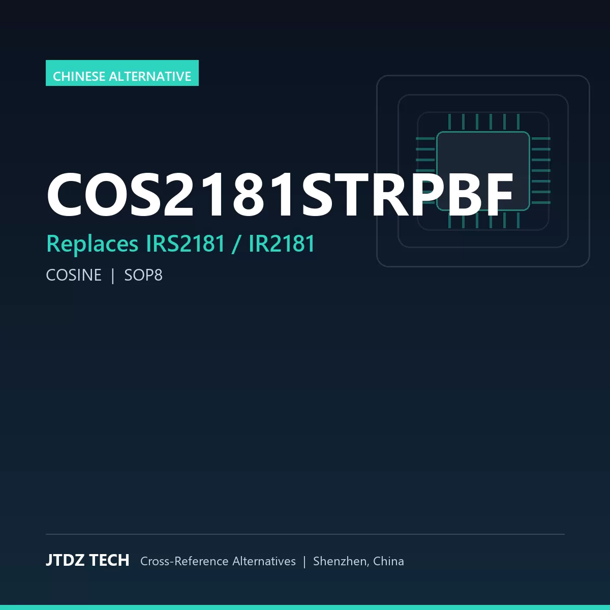 COS2181STRPBF - alternative to IRS2181
