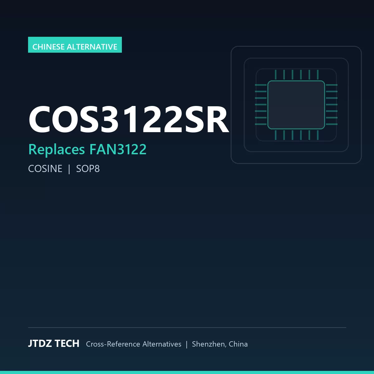 COS3122SR - alternative to FAN3122