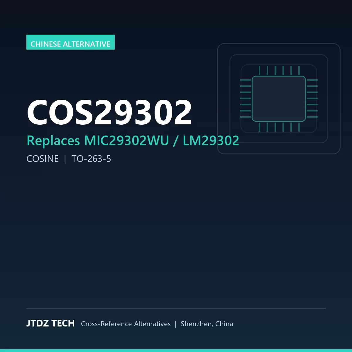 COS29302 - alternative to MIC29302WU