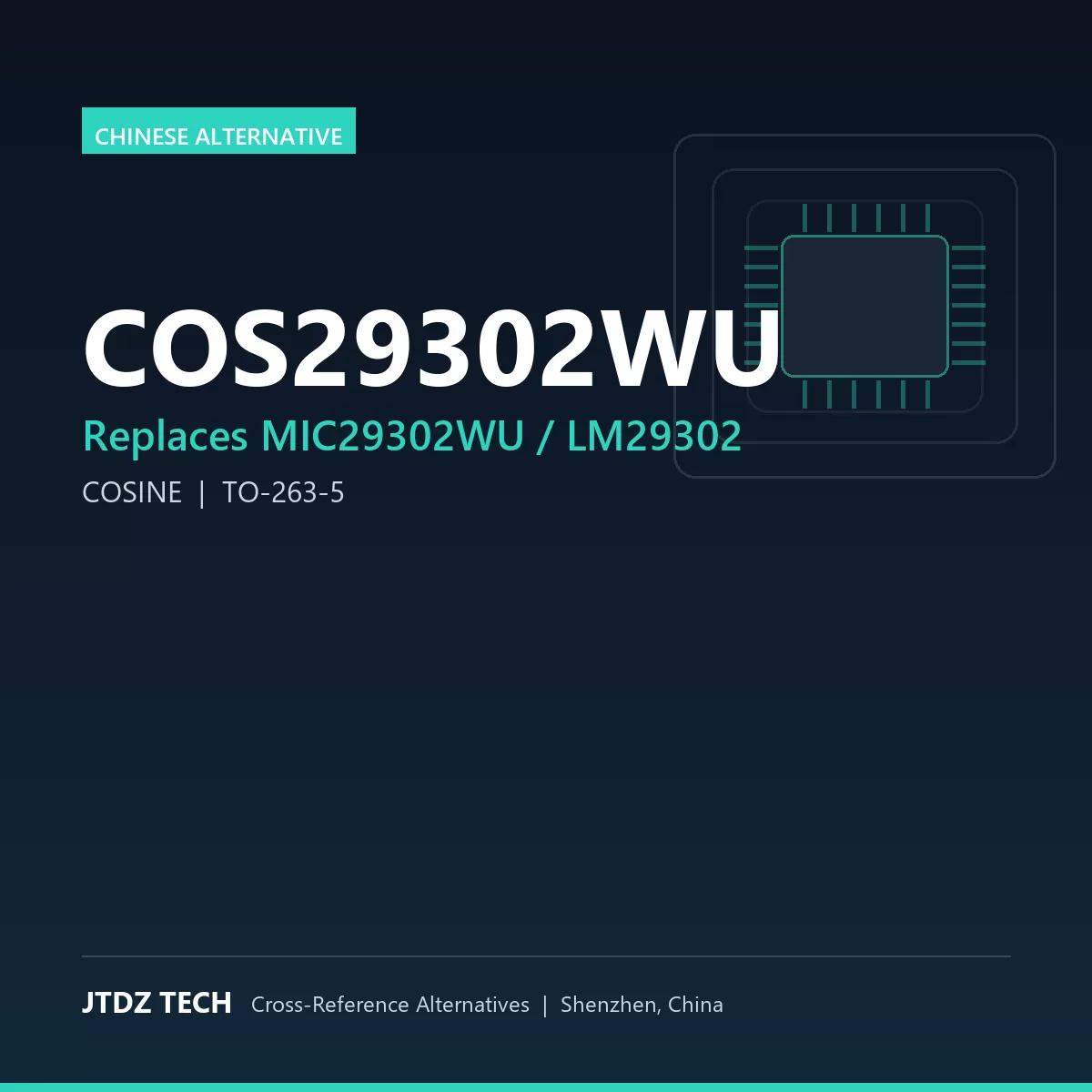 COS29302WU - alternative to MIC29302WU