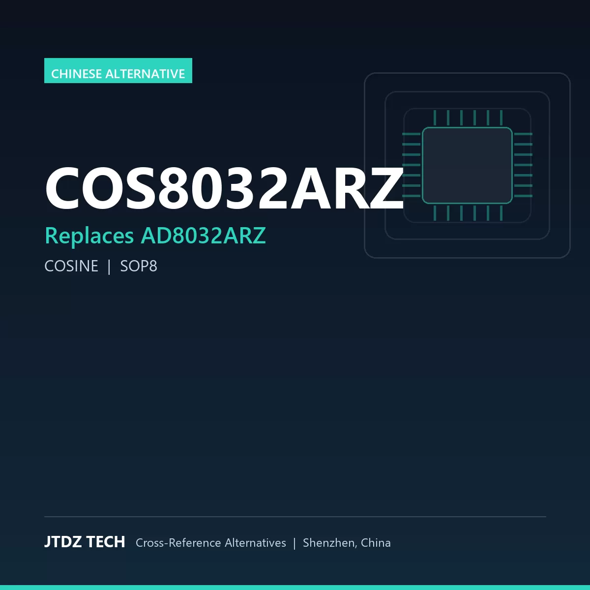 COS8032ARZ - alternative to AD8032ARZ