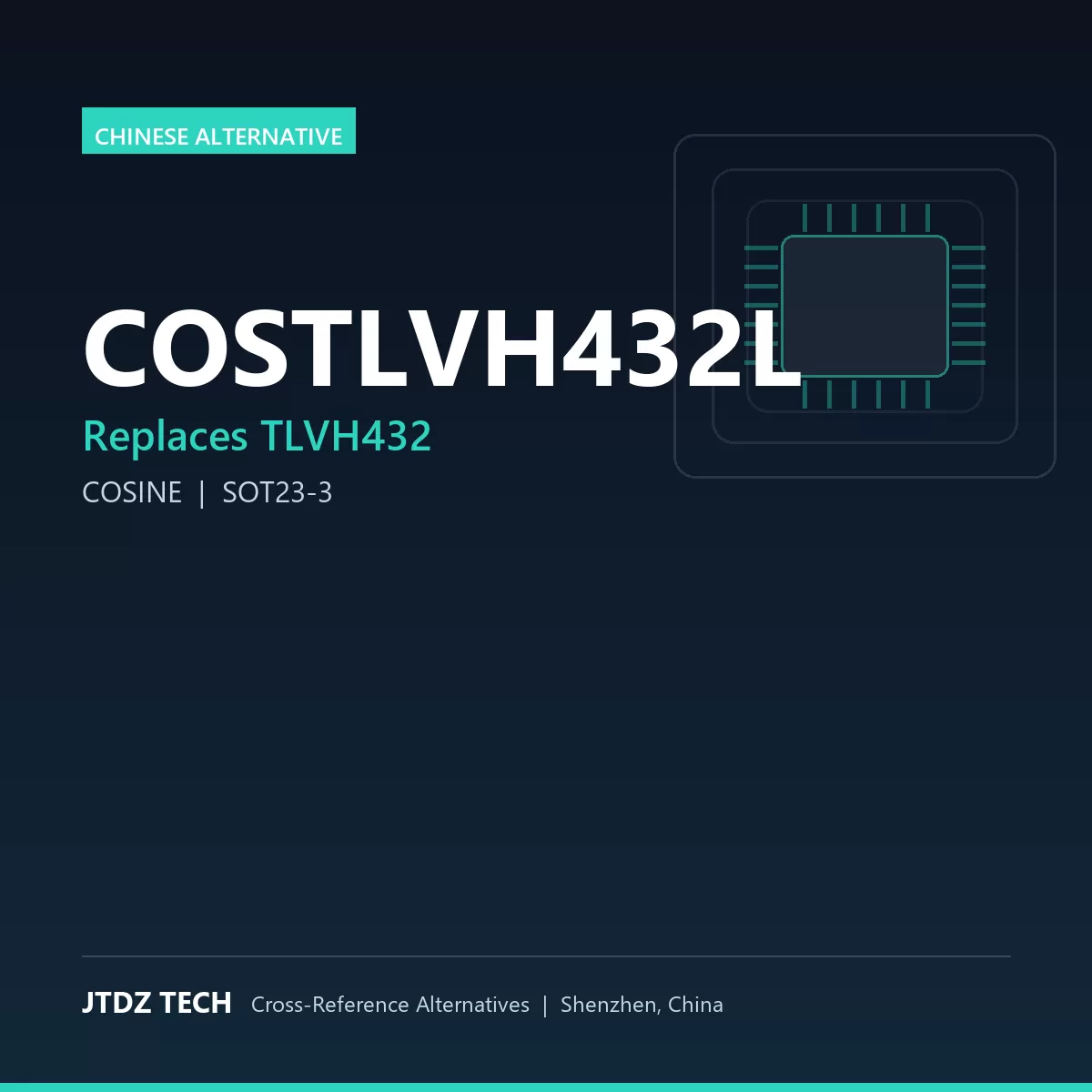 COSTLVH432L - alternative to TLVH432