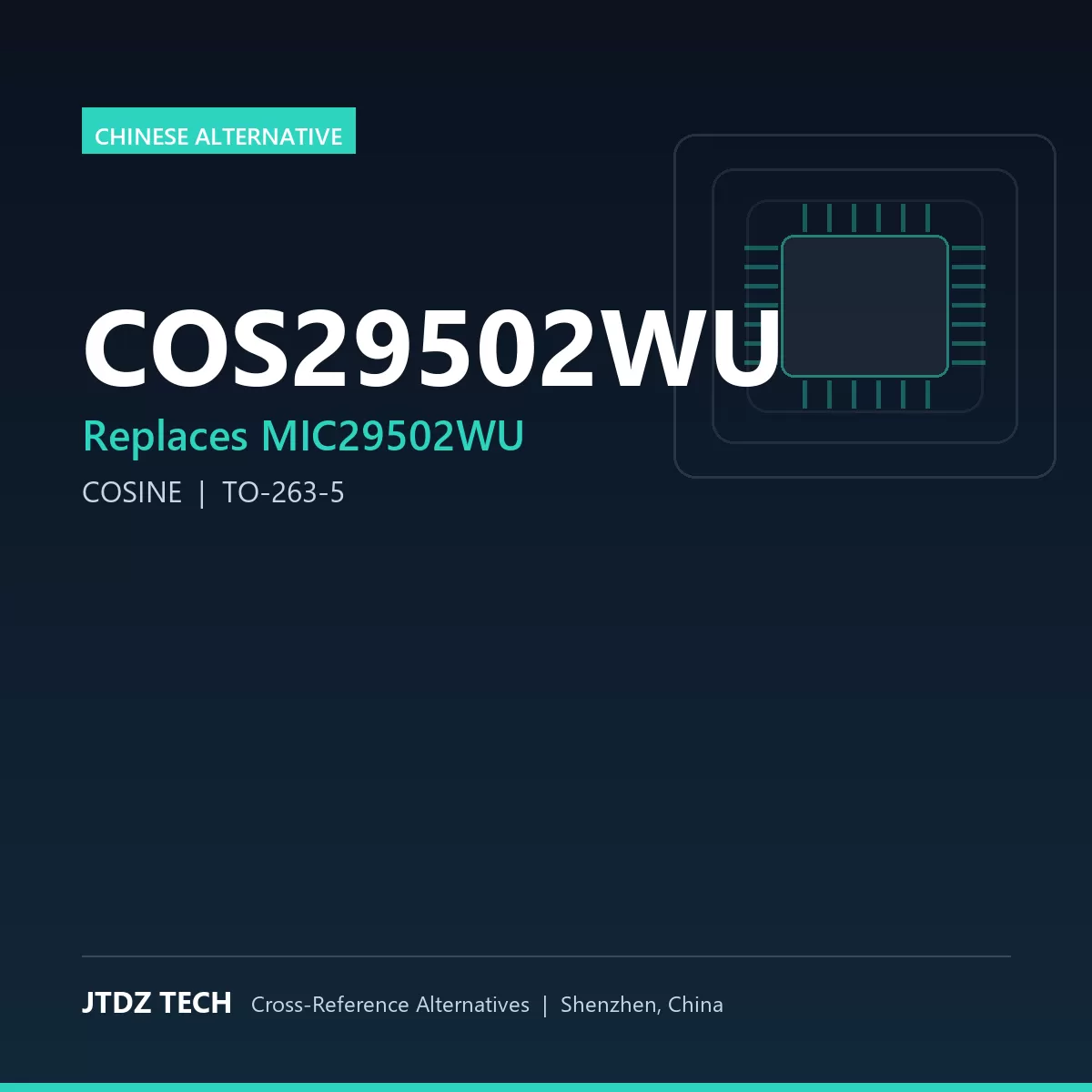 COS29502WU - alternative to MIC29502WU