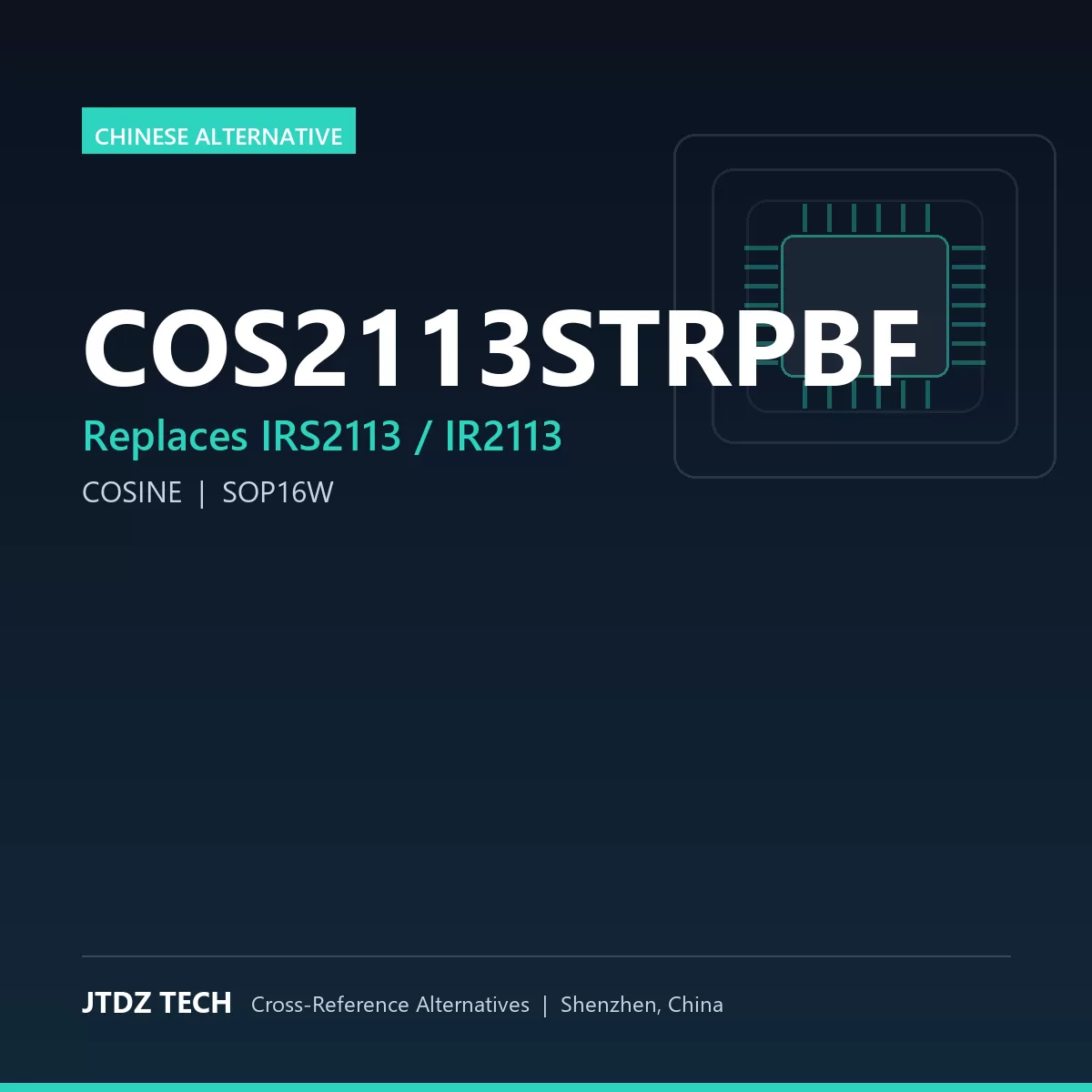 COS2113STRPBF - alternative to IRS2113