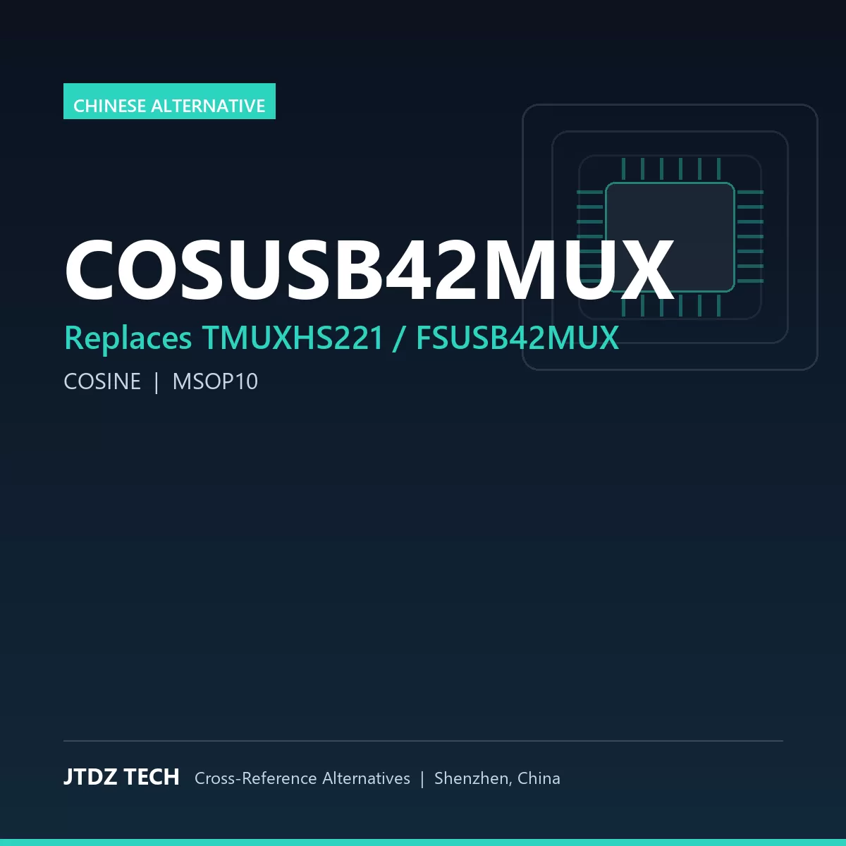 COSUSB42MUX - alternative to TMUXHS221