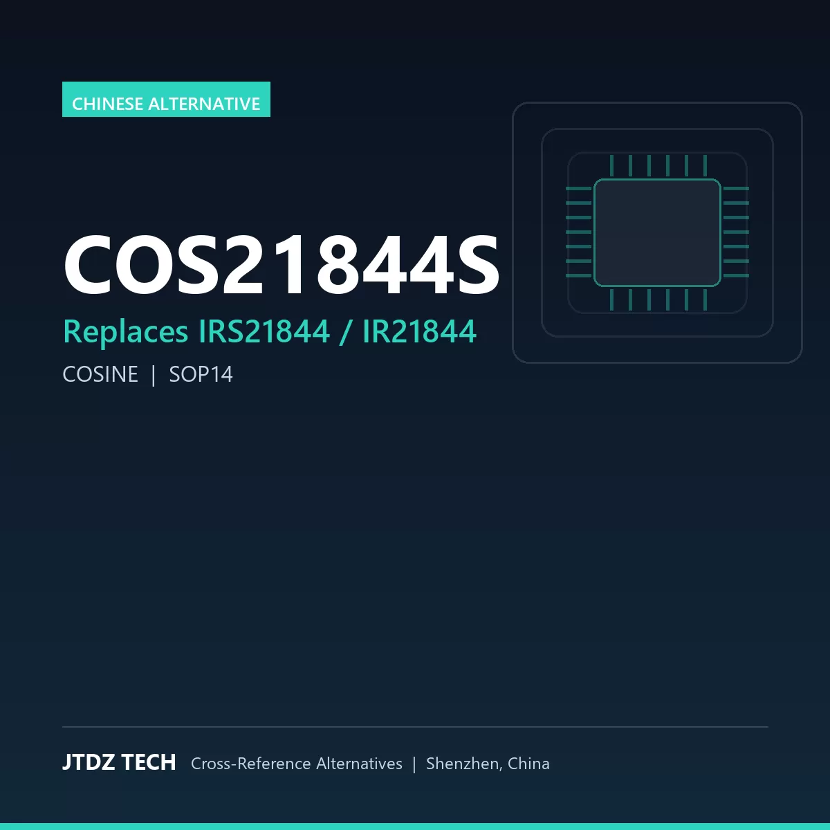 COS21844S - alternative to IRS21844