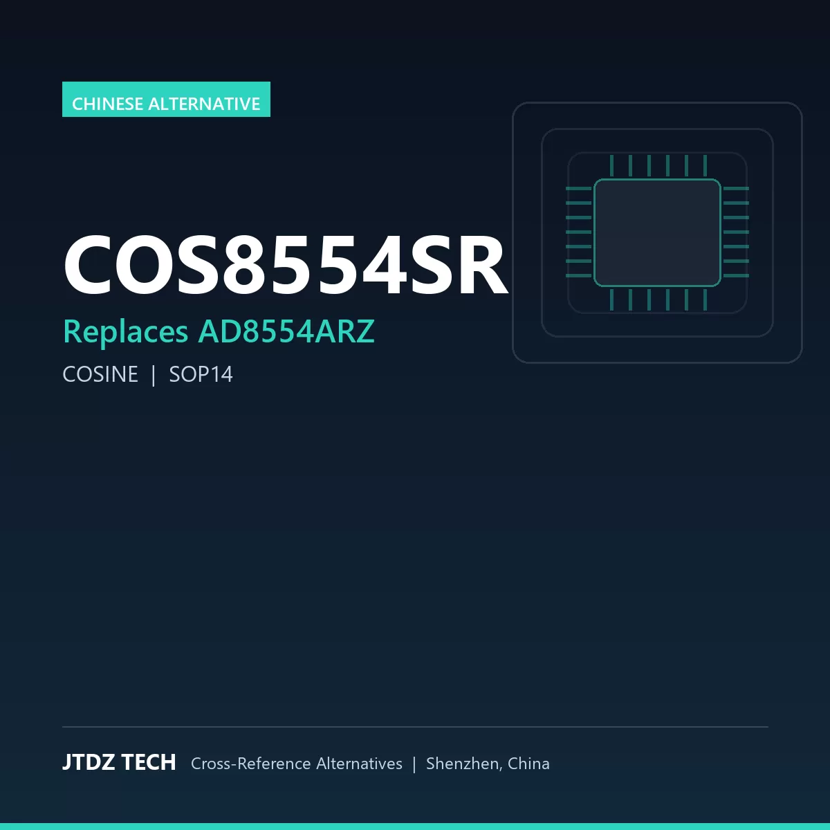 COS8554SR - alternative to AD8554ARZ