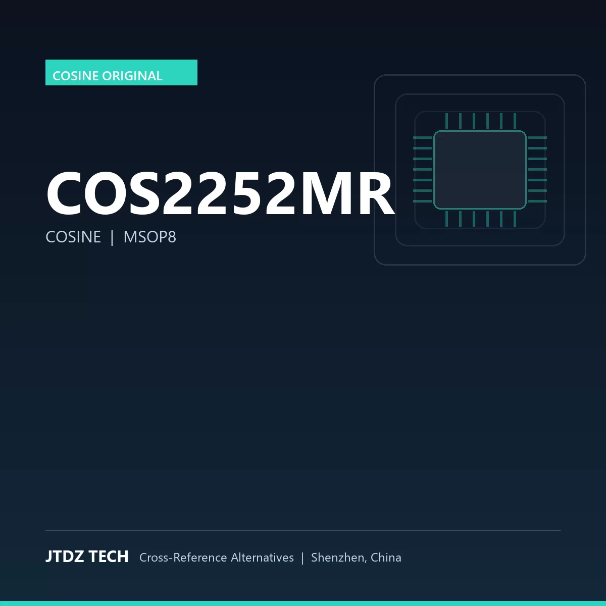 COS2252MR - 16V Rail-to-Rail Op-Amp