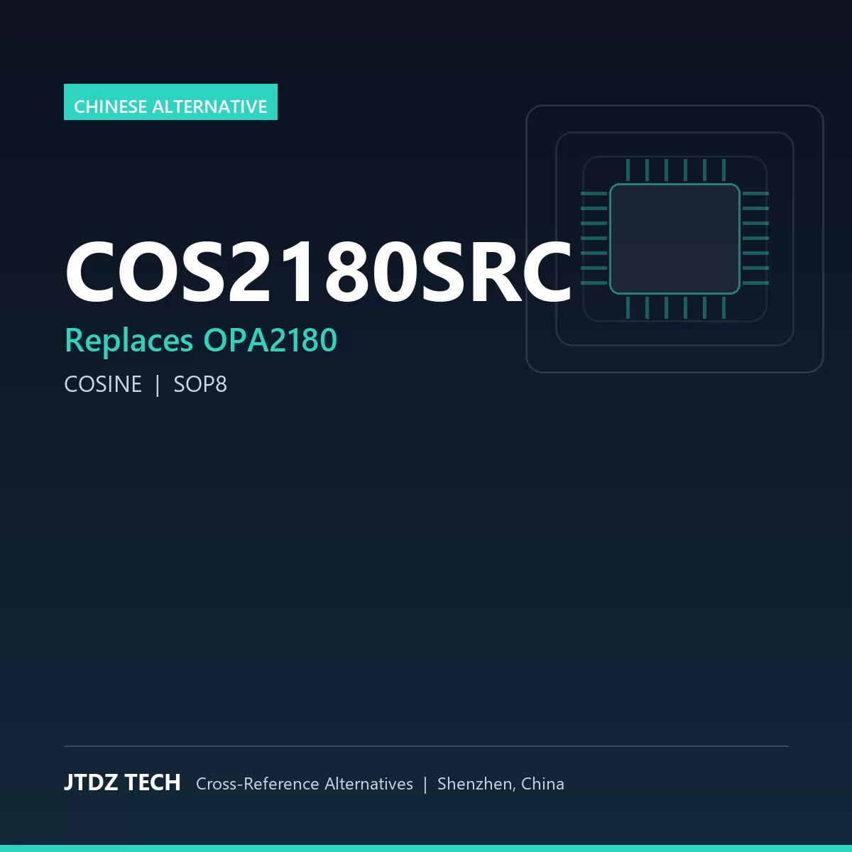 COS2180SRC - alternative to OPA2180