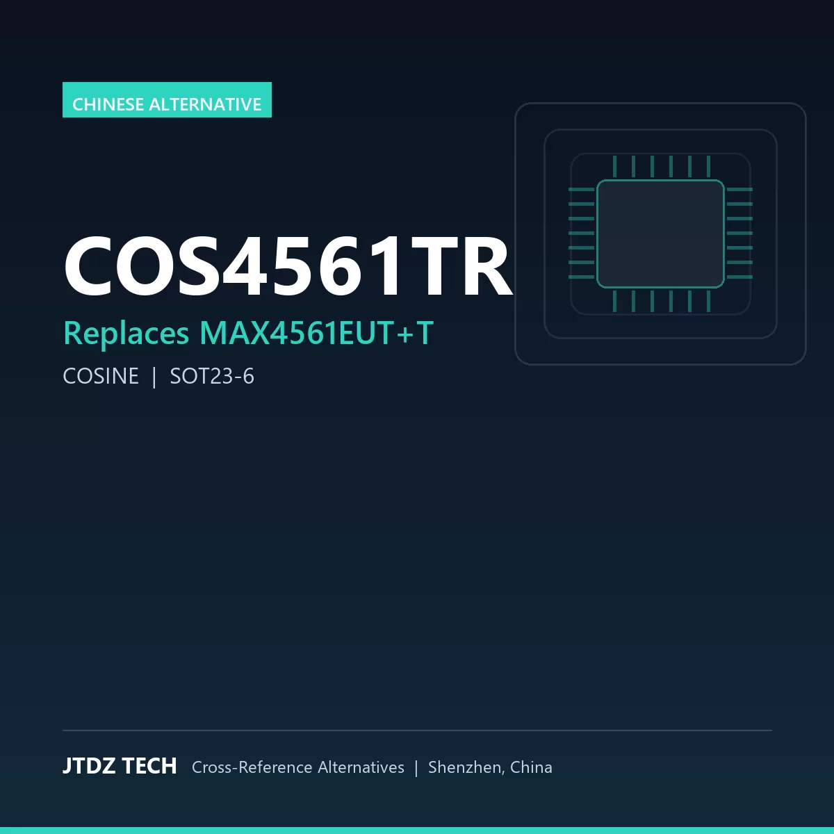COS4561TR - alternative to MAX4561EUT+T