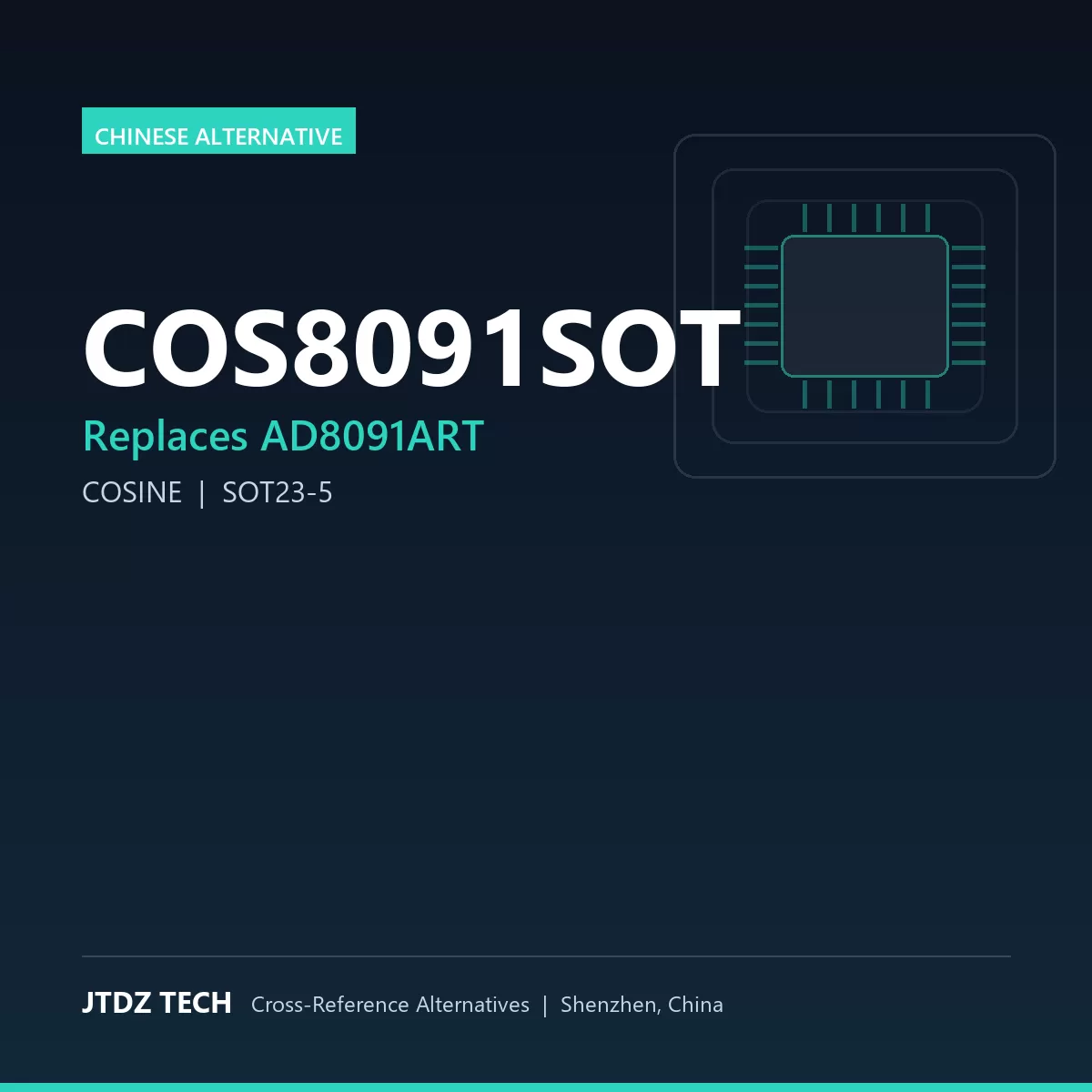 COS8091SOT - alternative to AD8091ART