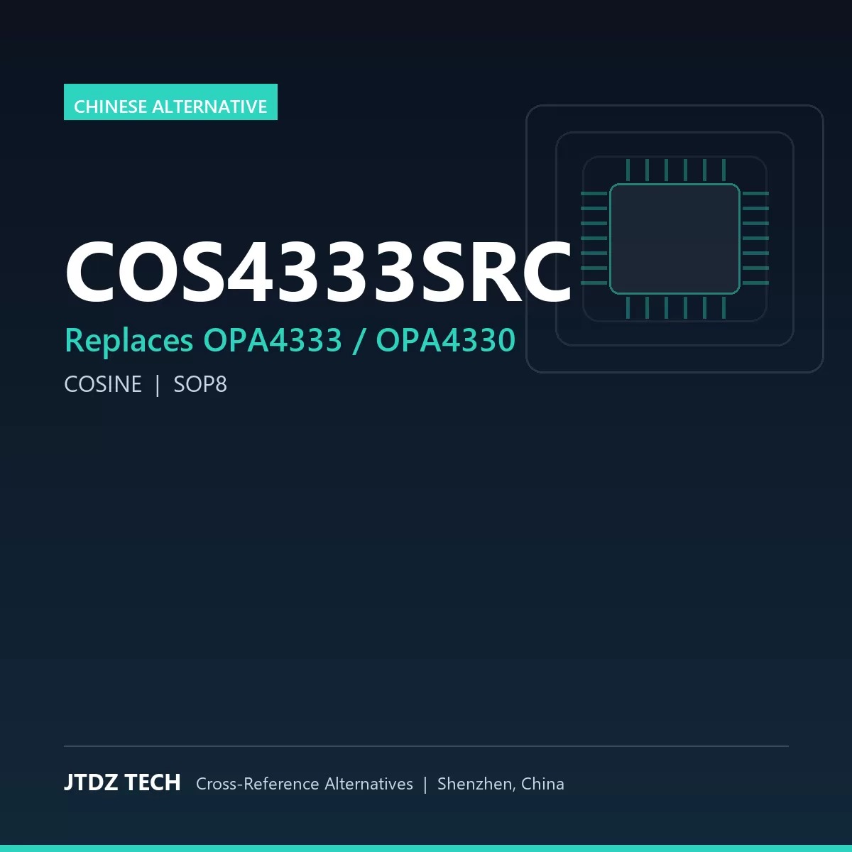 COS4333SRC - alternative to OPA4333
