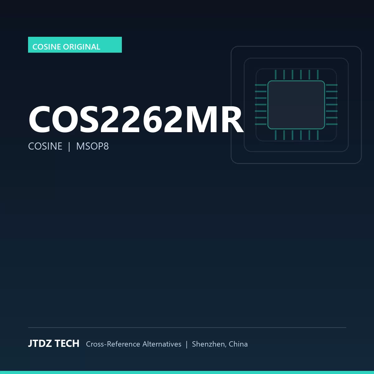 COS2262MR - 16V Rail-to-Rail Op-Amp