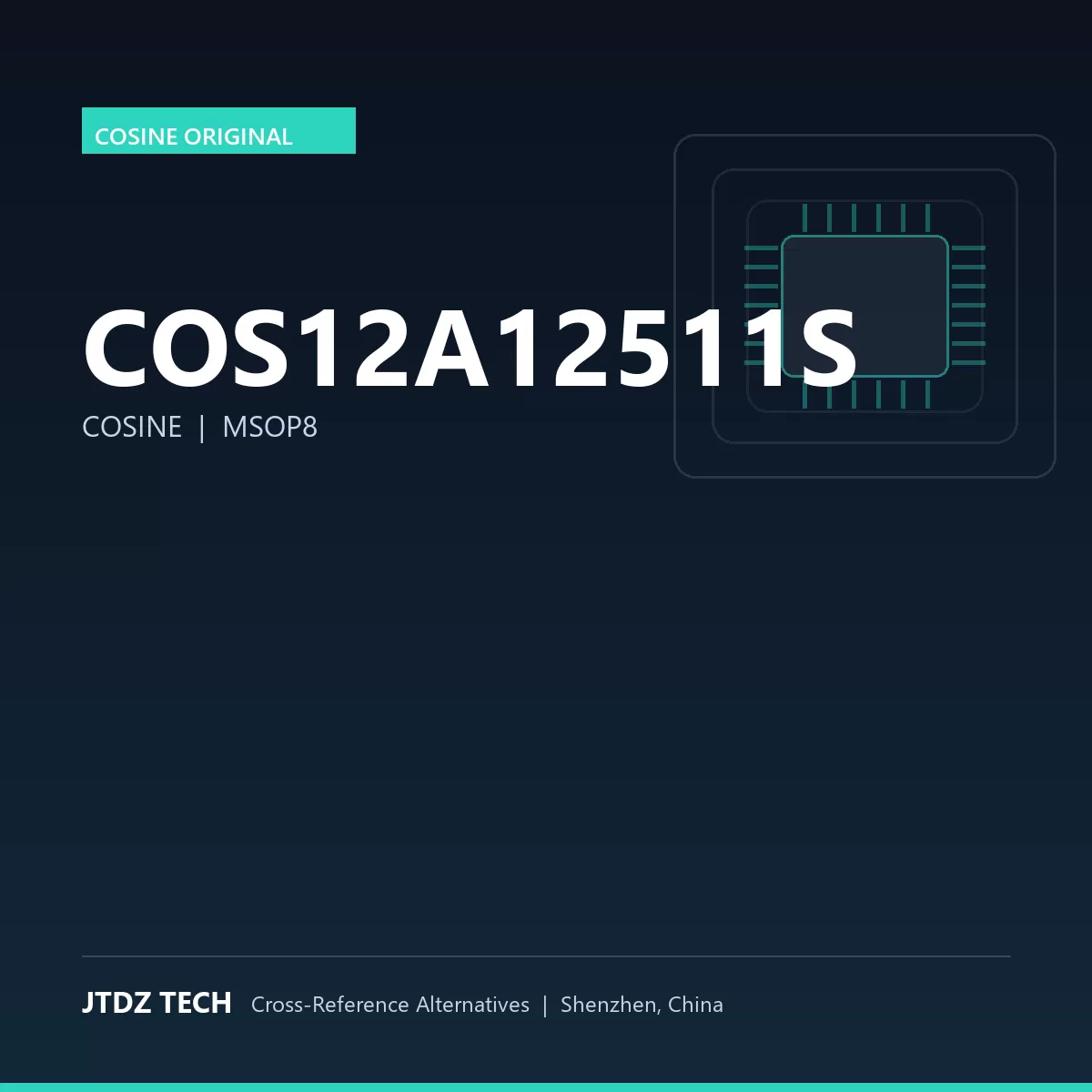 COS12A12511S - Analog Switch / Multiplexer