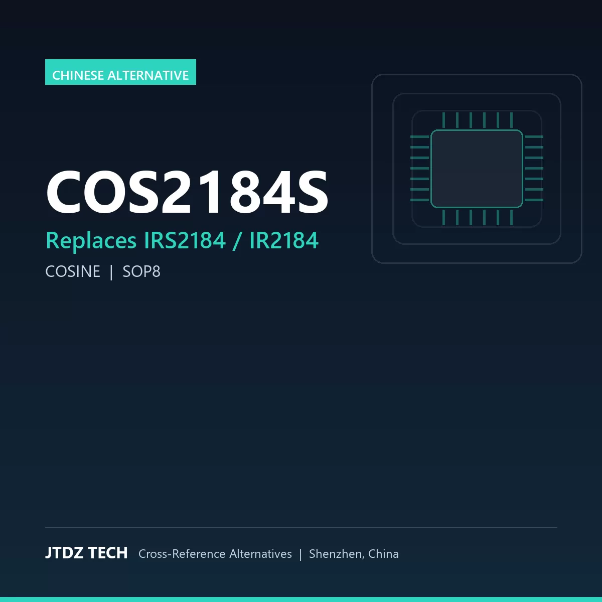 COS2184S - alternative to IRS2184