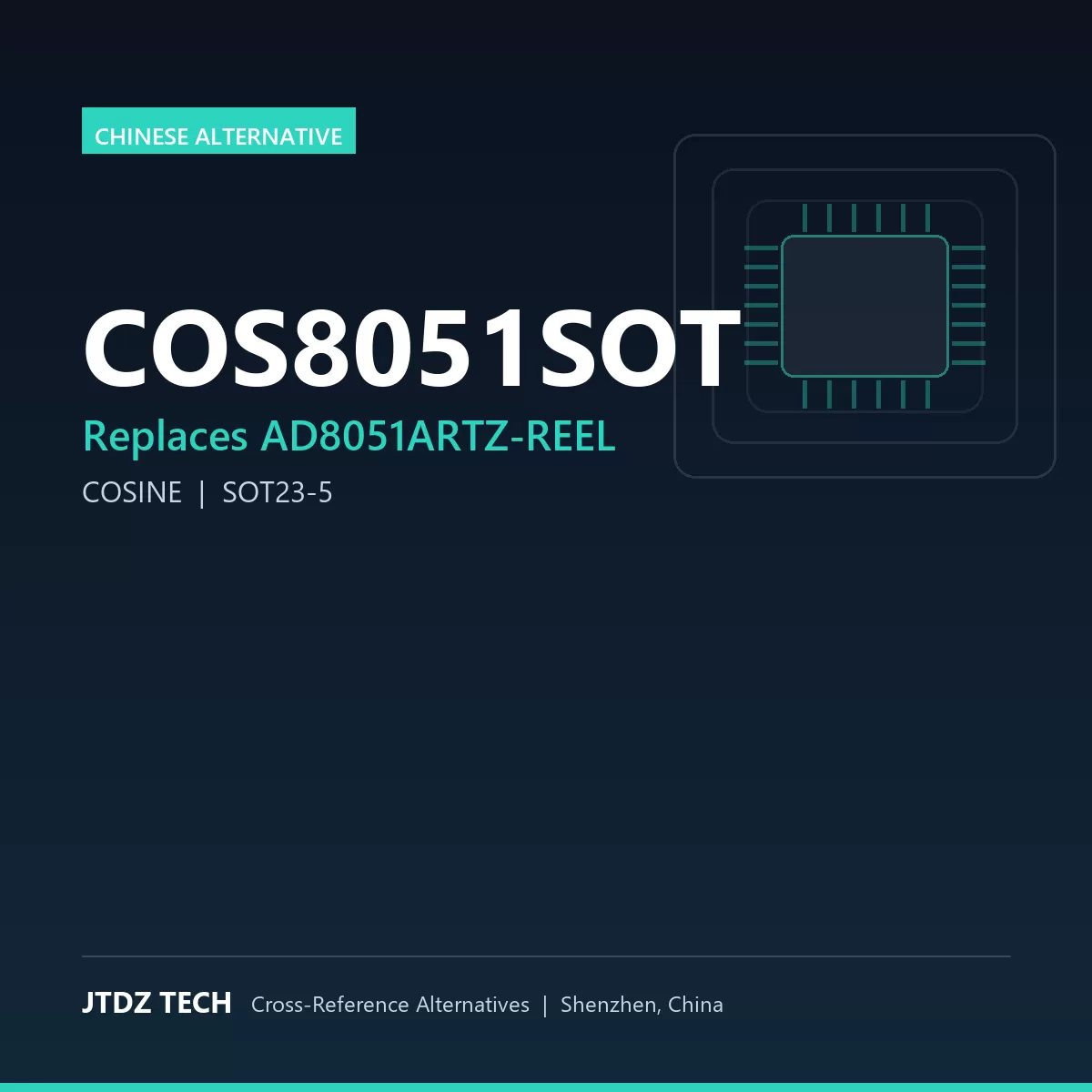 COS8051SOT - alternative to AD8051ARTZ-REEL