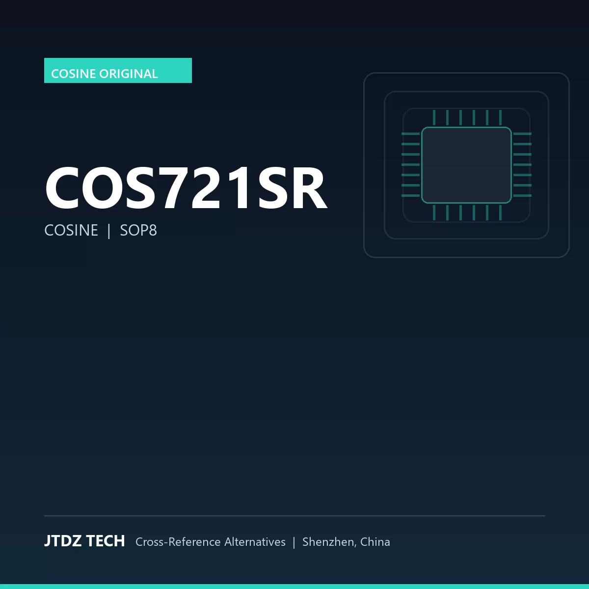 COS721SR - Low-Noise Op-Amp
