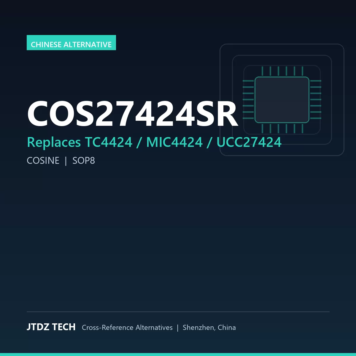 COS27424SR - alternative to TC4424