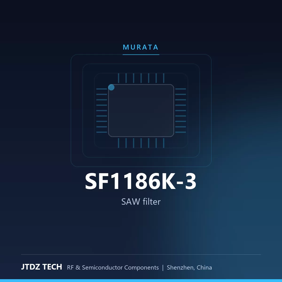 SF1186K-3 Murata SAW filter