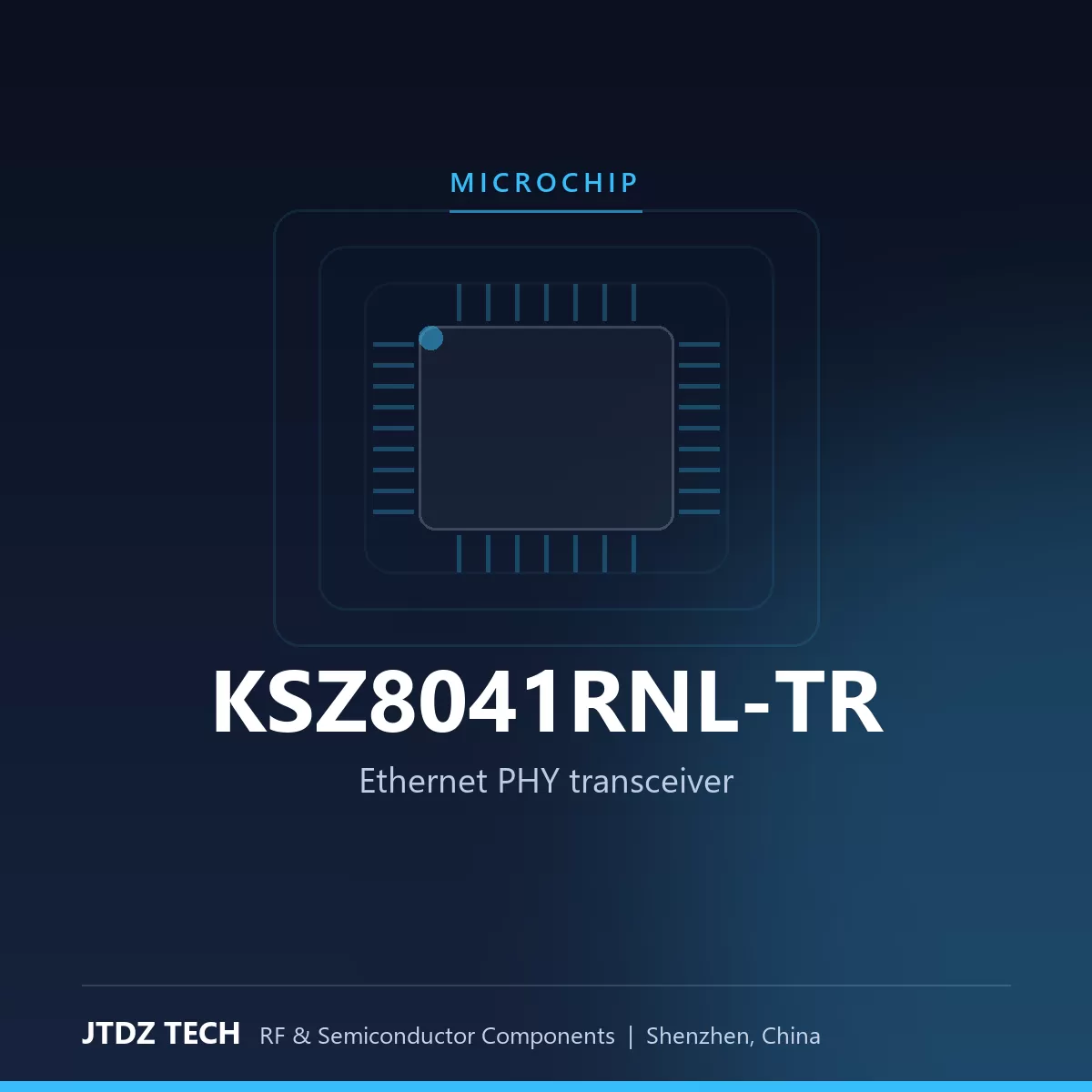 KSZ8041RNL-TR Microchip Ethernet PHY transceiver