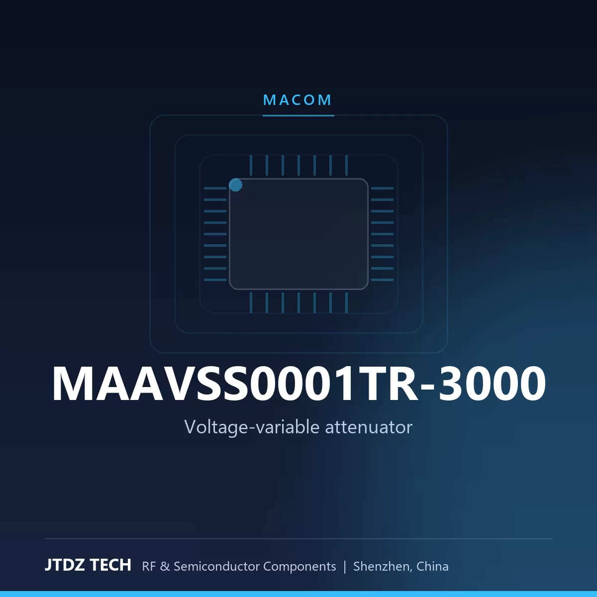 MAAVSS0001TR-3000 MACOM Voltage-variable attenuator