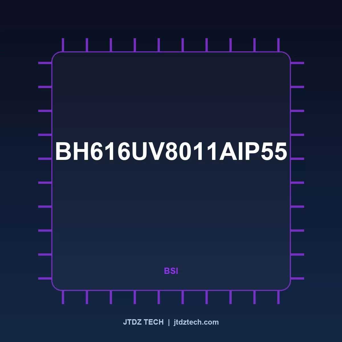 BH616UV8011AIP55 BSI Memory / Logic device
