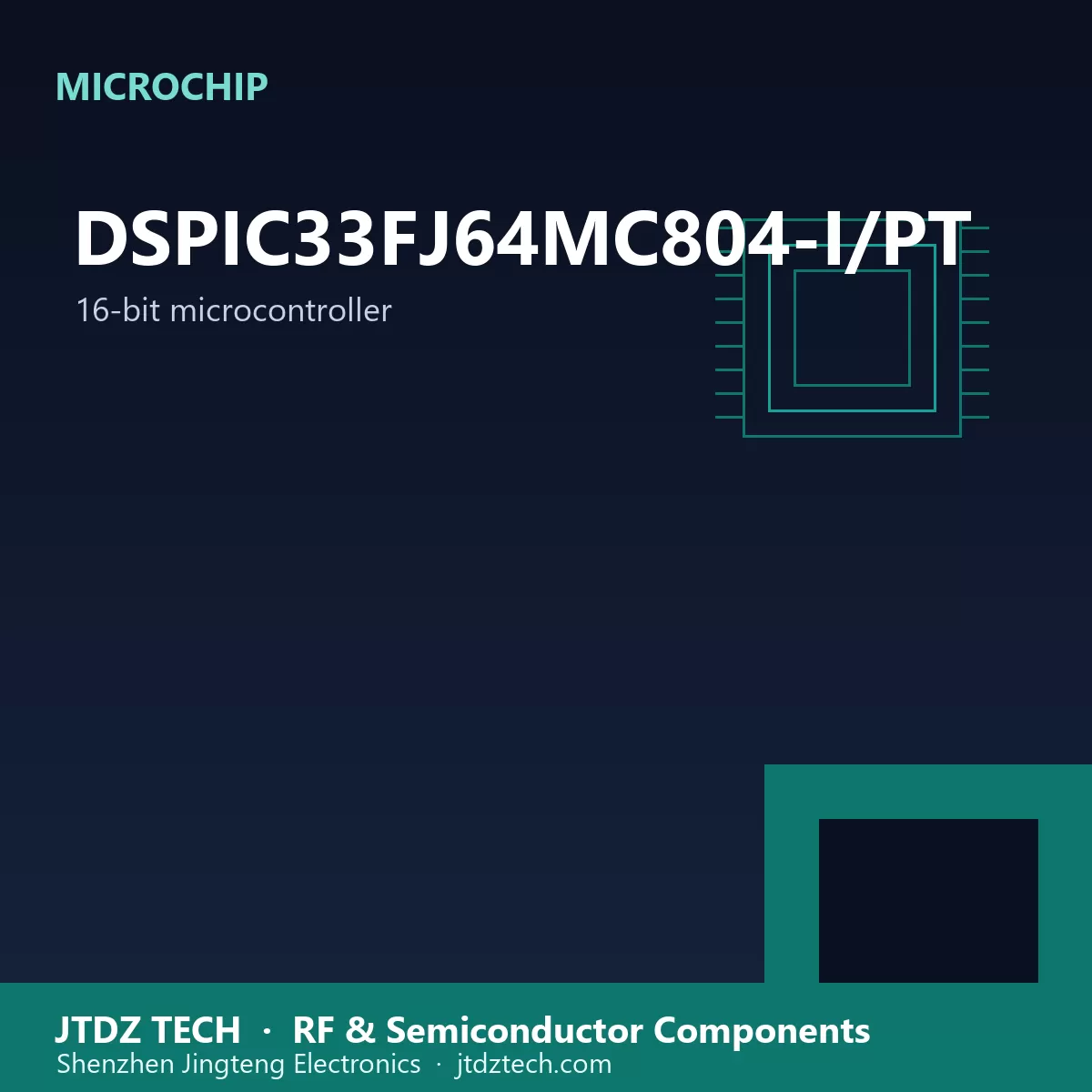 DSPIC33FJ64MC804-I/PT