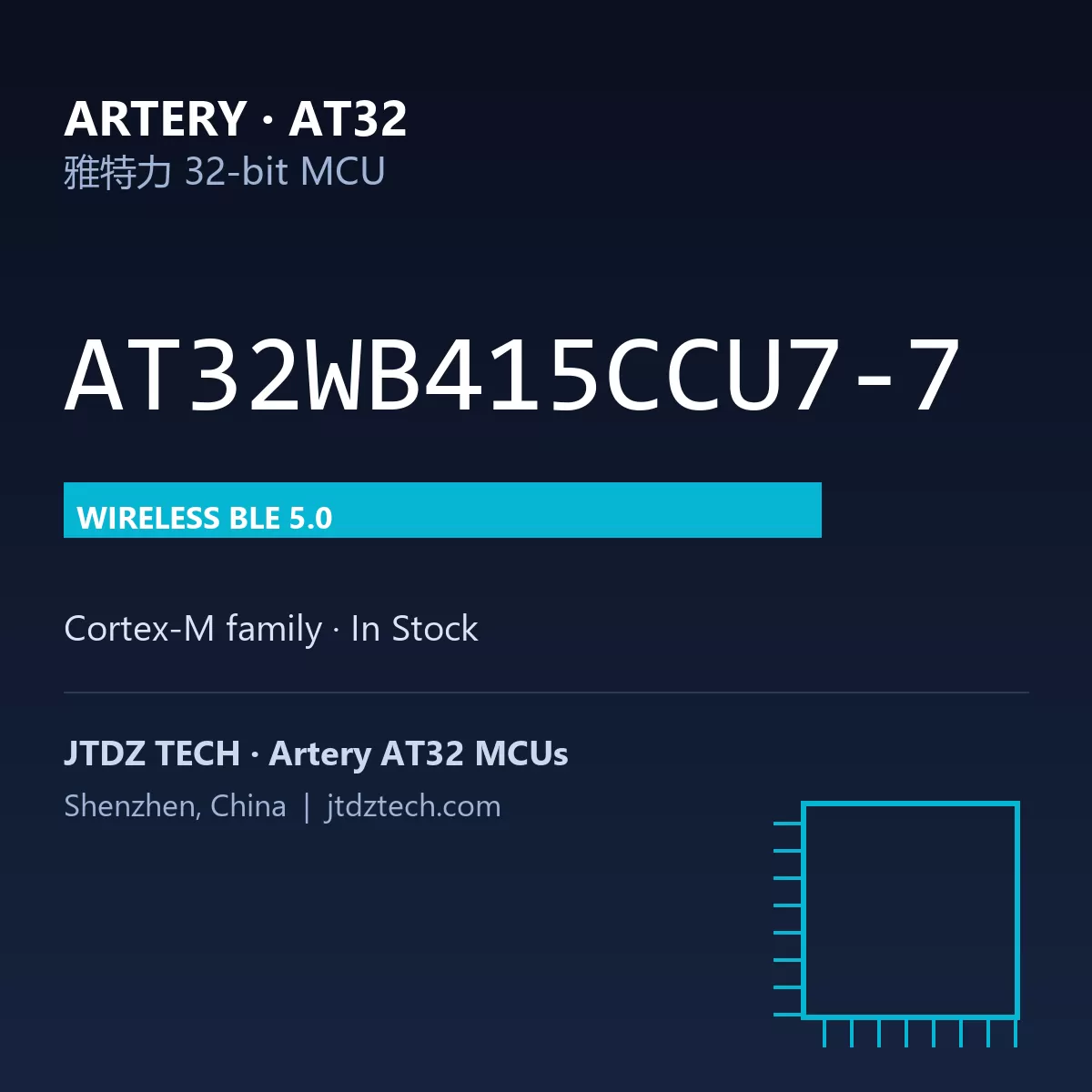 AT32WB415CCU7-7 | Artery AT32 MCU