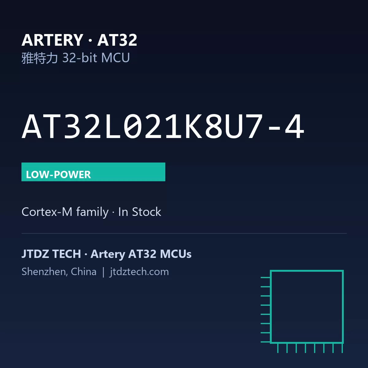 AT32L021K8U7-4 | Artery AT32 MCU