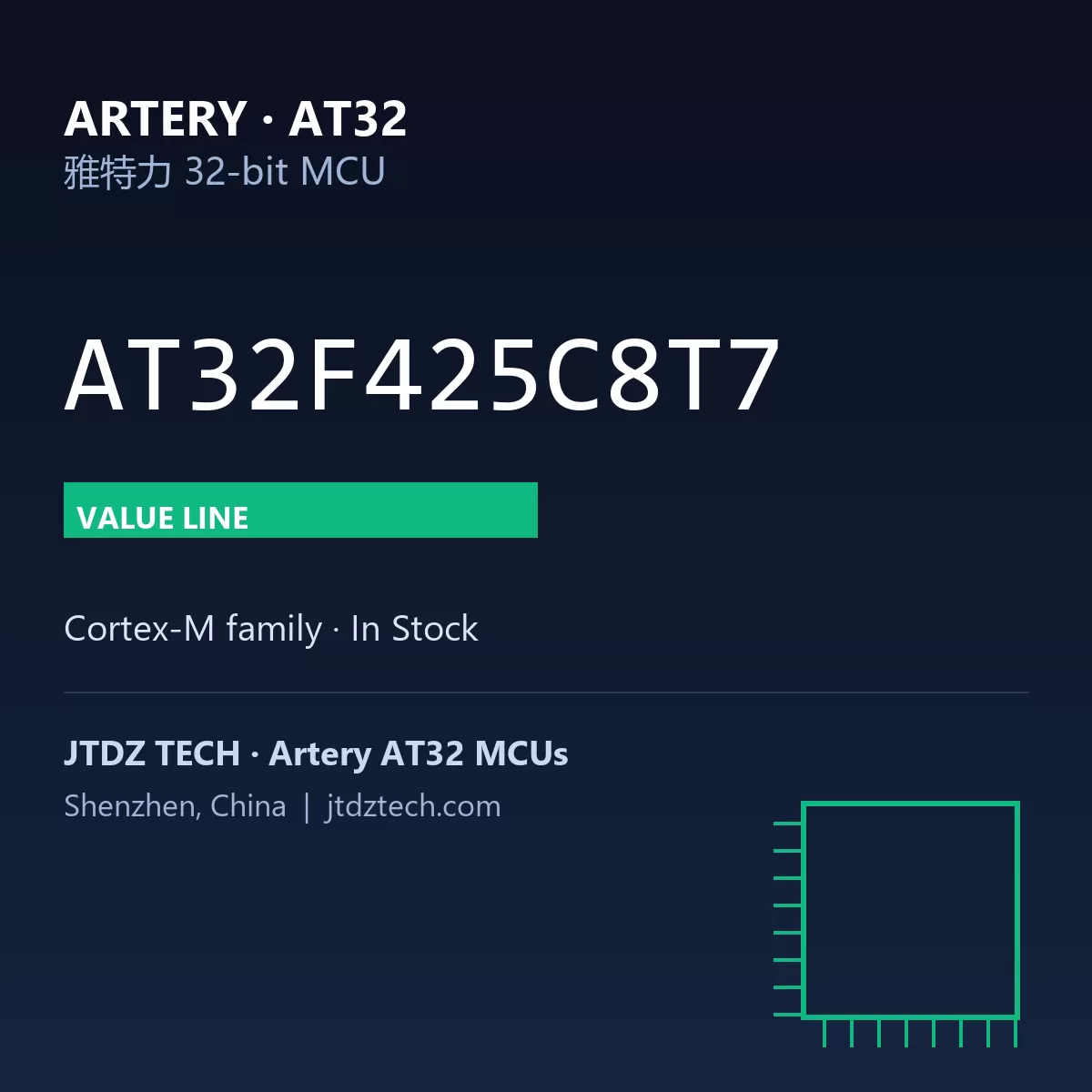 AT32F425C8T7 | Artery AT32 MCU