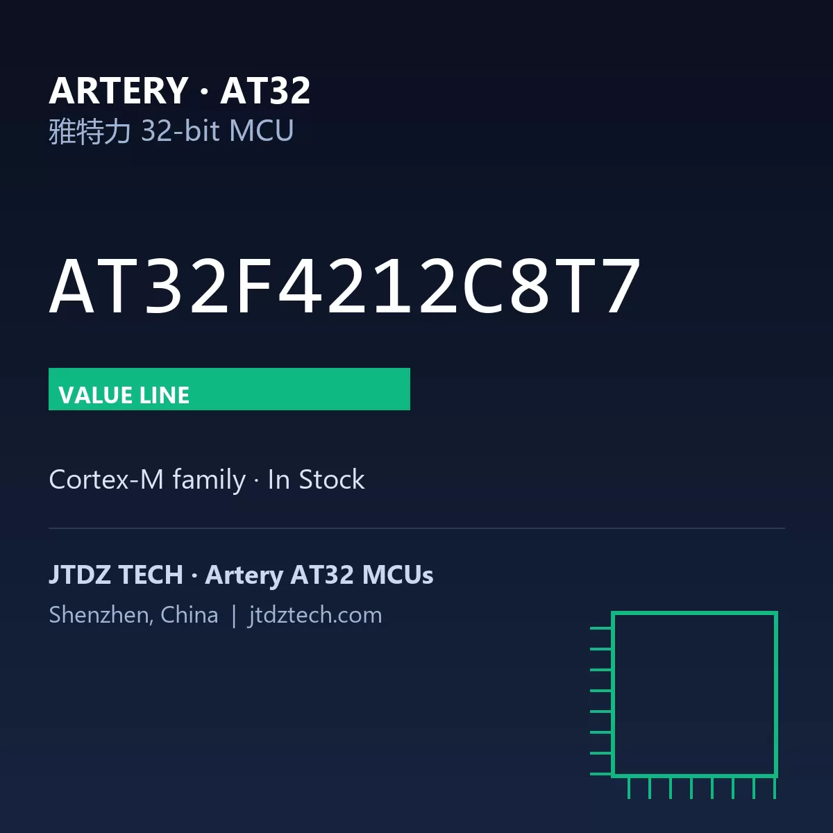 AT32F4212C8T7 | Artery AT32 MCU