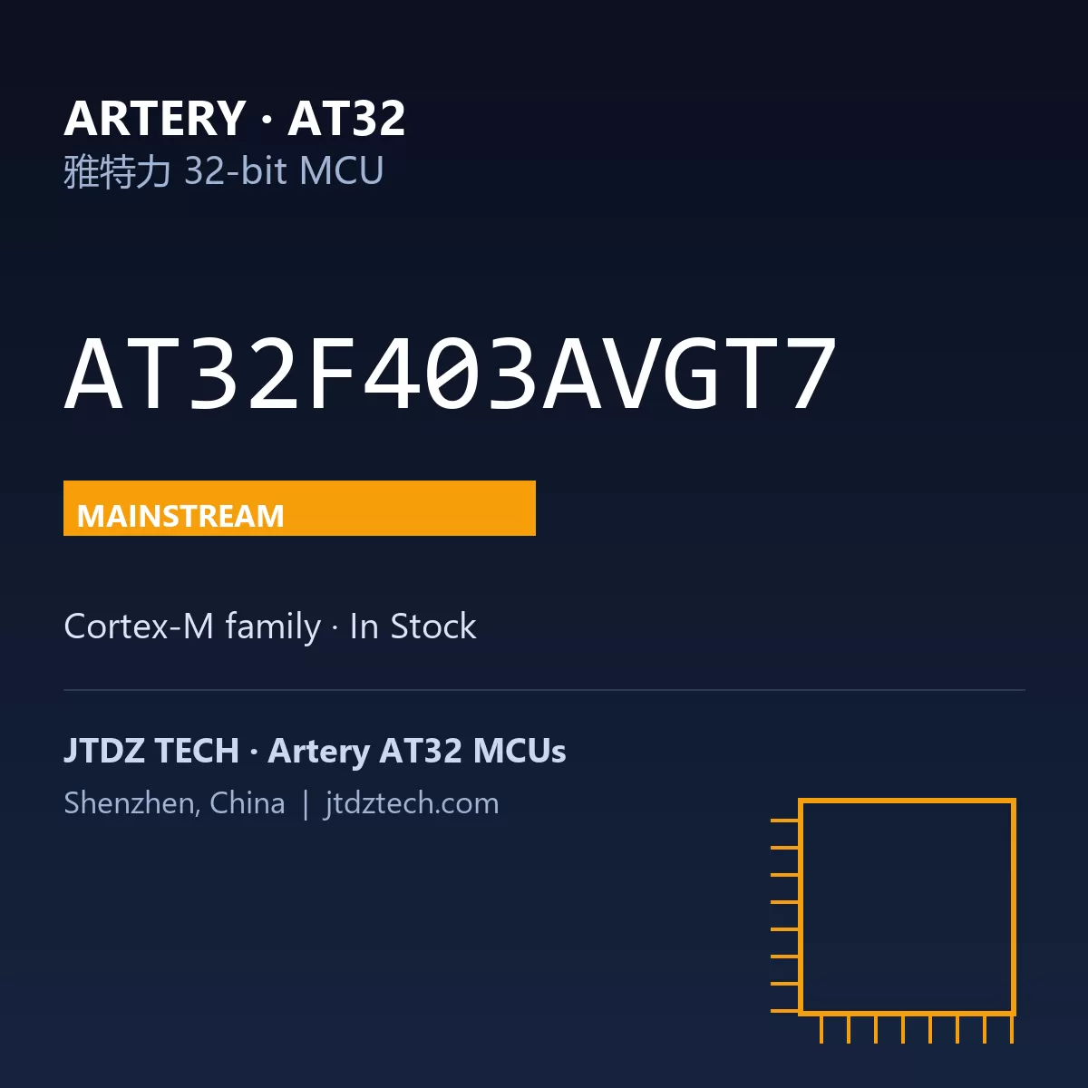 AT32F403AVGT7 | Artery AT32 MCU